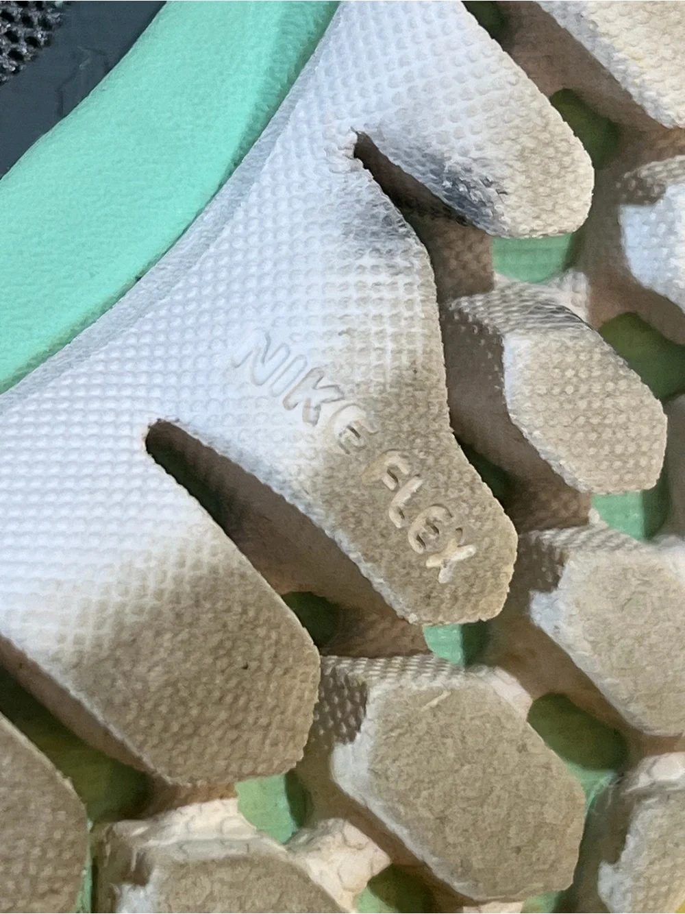 Nike Women’s Gray Athletic Sneakers with Mint Laces